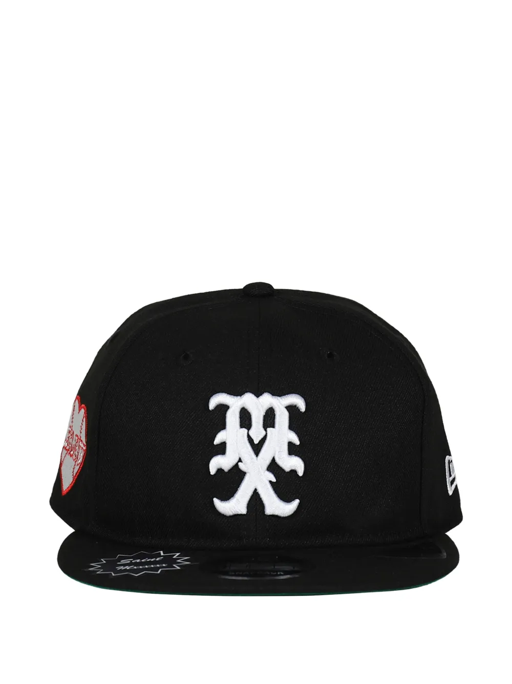 SAINT MXXXXXX embroidered baseball cap - Nero