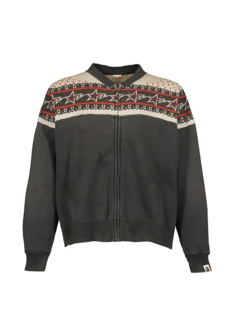 SAINT MXXXXXX zip patterned jacket