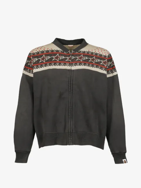 SAINT MXXXXXX zip patterned jacket