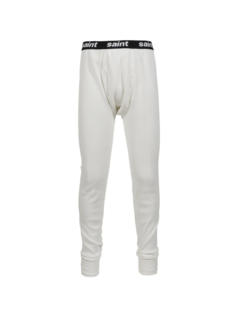 SAINT MXXXXXX ribbed logo waistband loungewear - Bianco