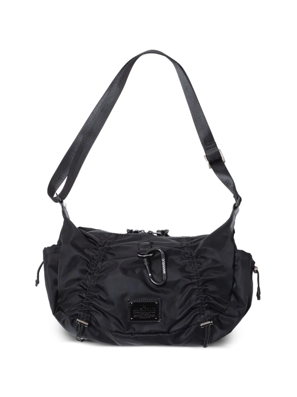 Makavelic Borsa a spalla con coulisse - Nero