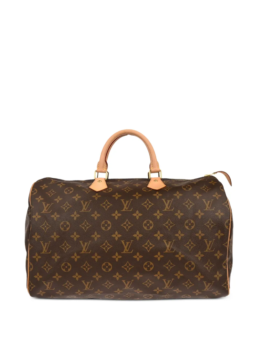 Louis Vuitton Pre-Owned 2010 40 Monogram Speedy Duffle handbag - Marrone