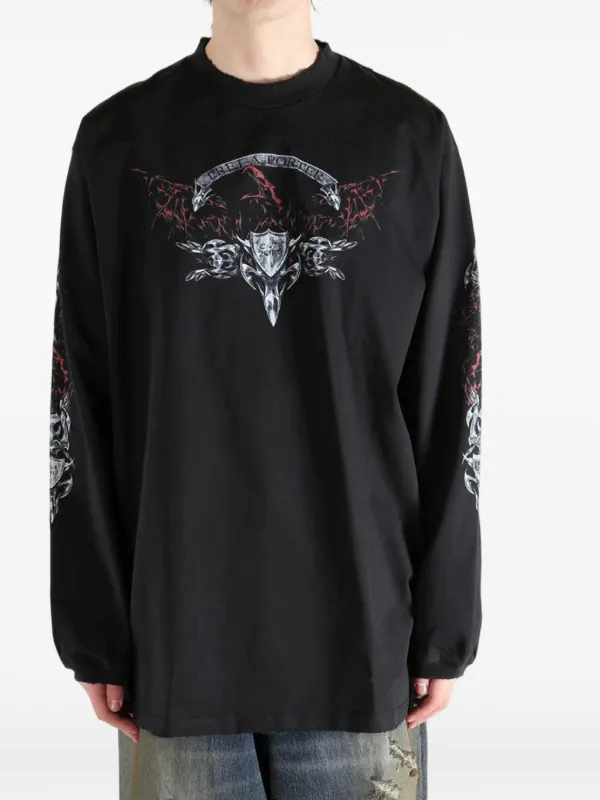 VETEMENTS Graphic Sweatshirt | Black | FARFETCH