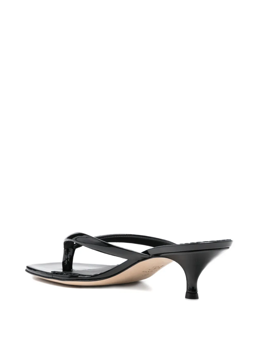  Ermanno Scervino Thong Strap Sandals - Black 