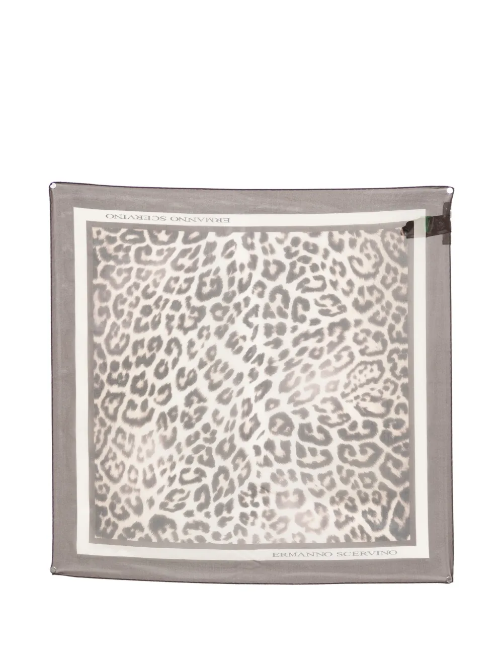 Ermanno Scervino Animal-print Scarf In Neutral