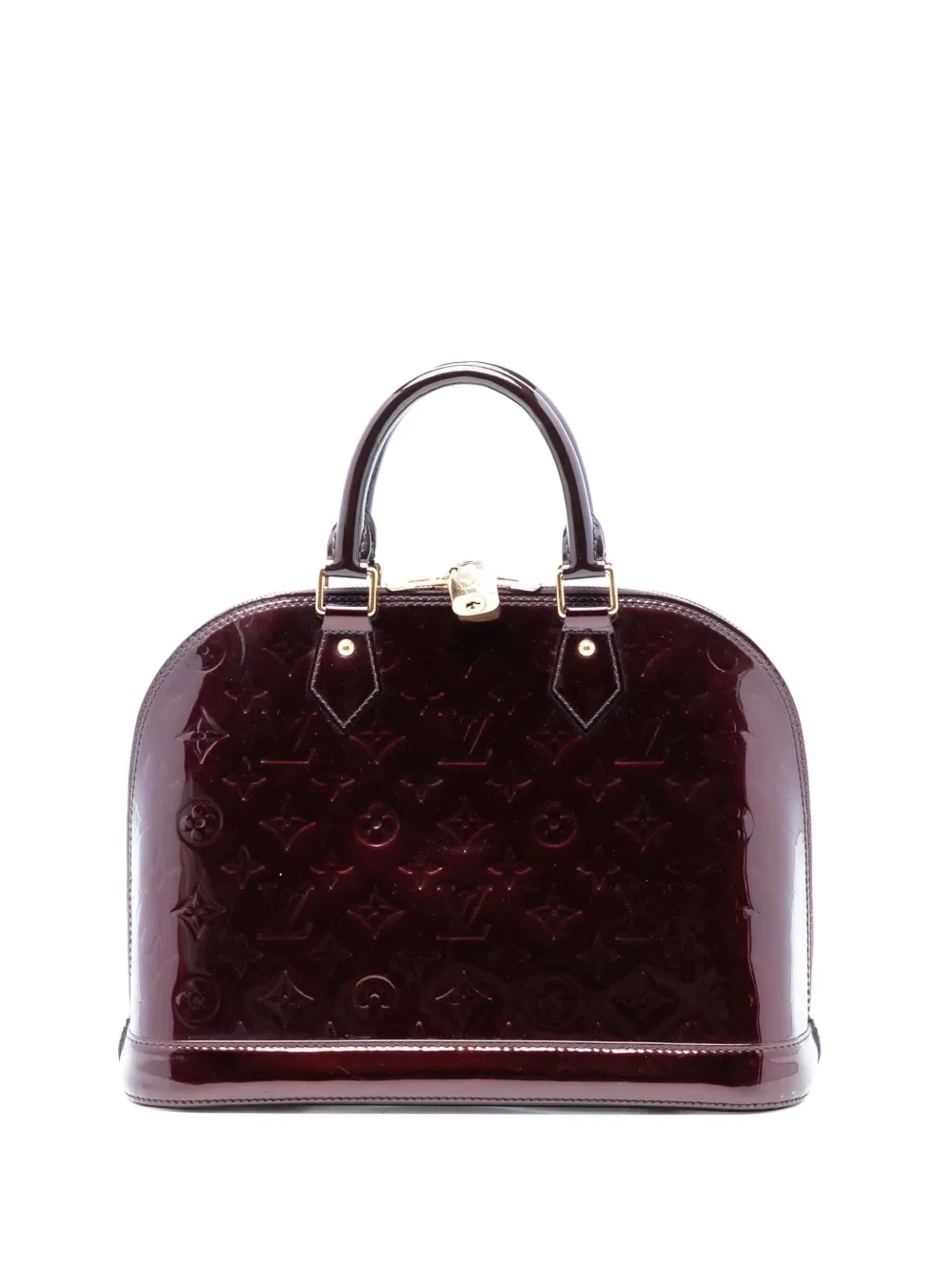 Louis Vuitton Pre-Owned 2012 Monogram Vernis Alma PM handbag - Violett