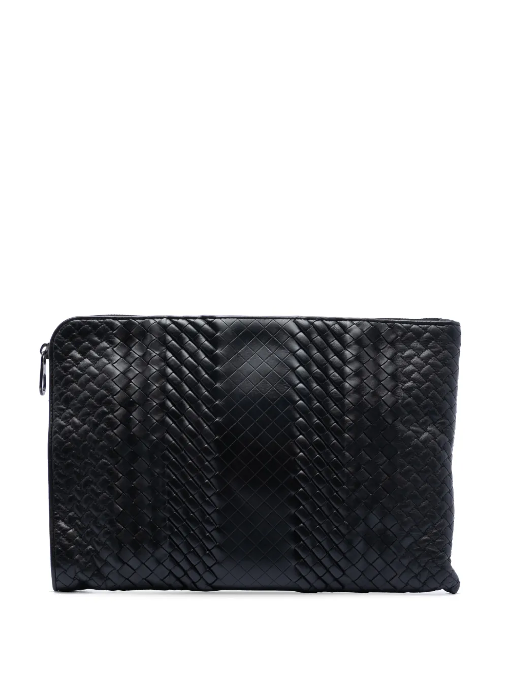 Bottega Veneta Pre-Owned 2012-2025 Nappa Intrecciato Document Case clutch bag - Nero