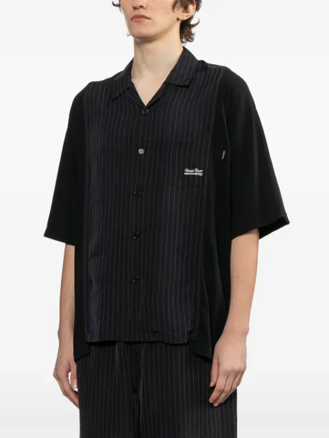 Undercover striped short sleeve shirt