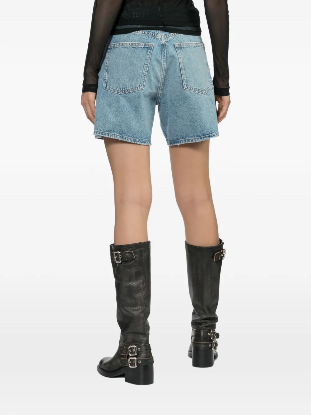 rag & bone Kaia denim shorts Blauw