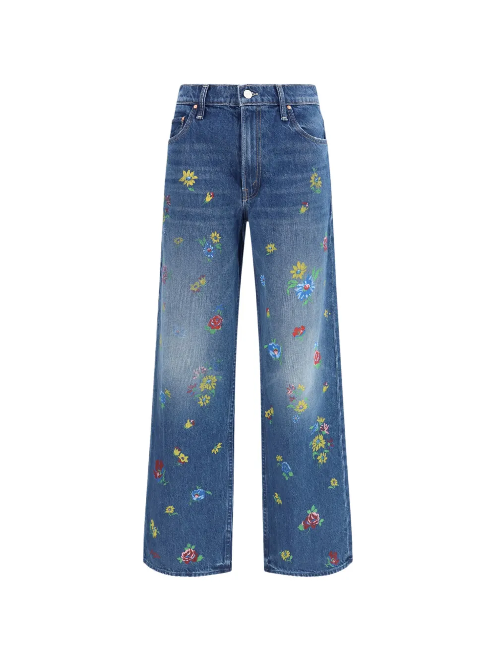 MOTHER The Rerun Zip Sneak jeans - Blu