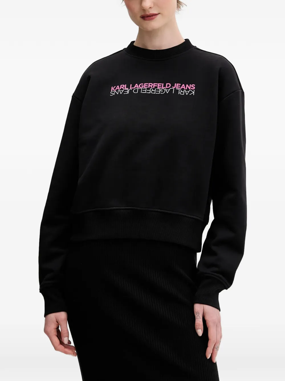 Karl Lagerfeld Jeans crew-neck sweatshirt - Nero