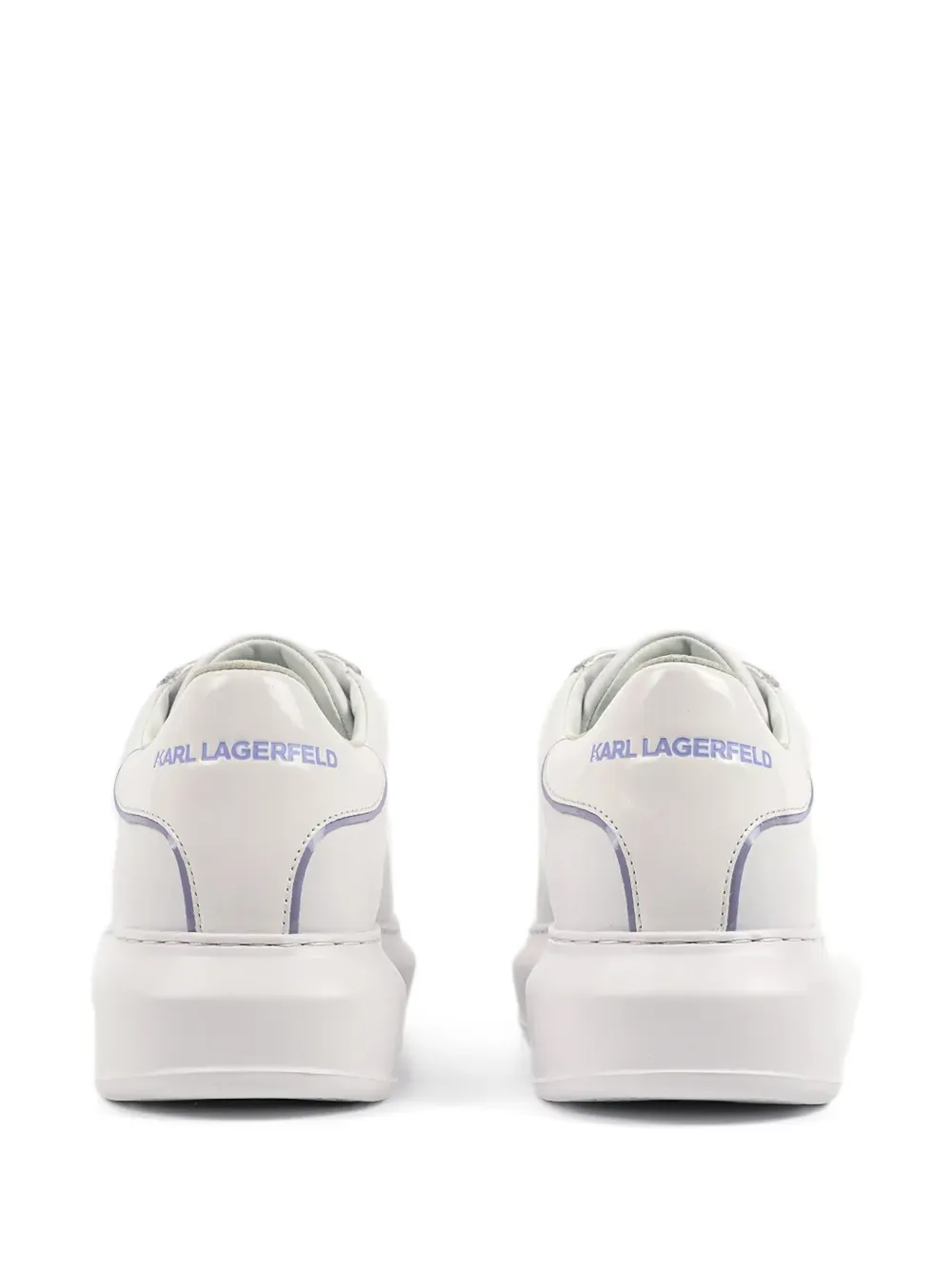 Karl Lagerfeld Sneakers met plateauzool Wit