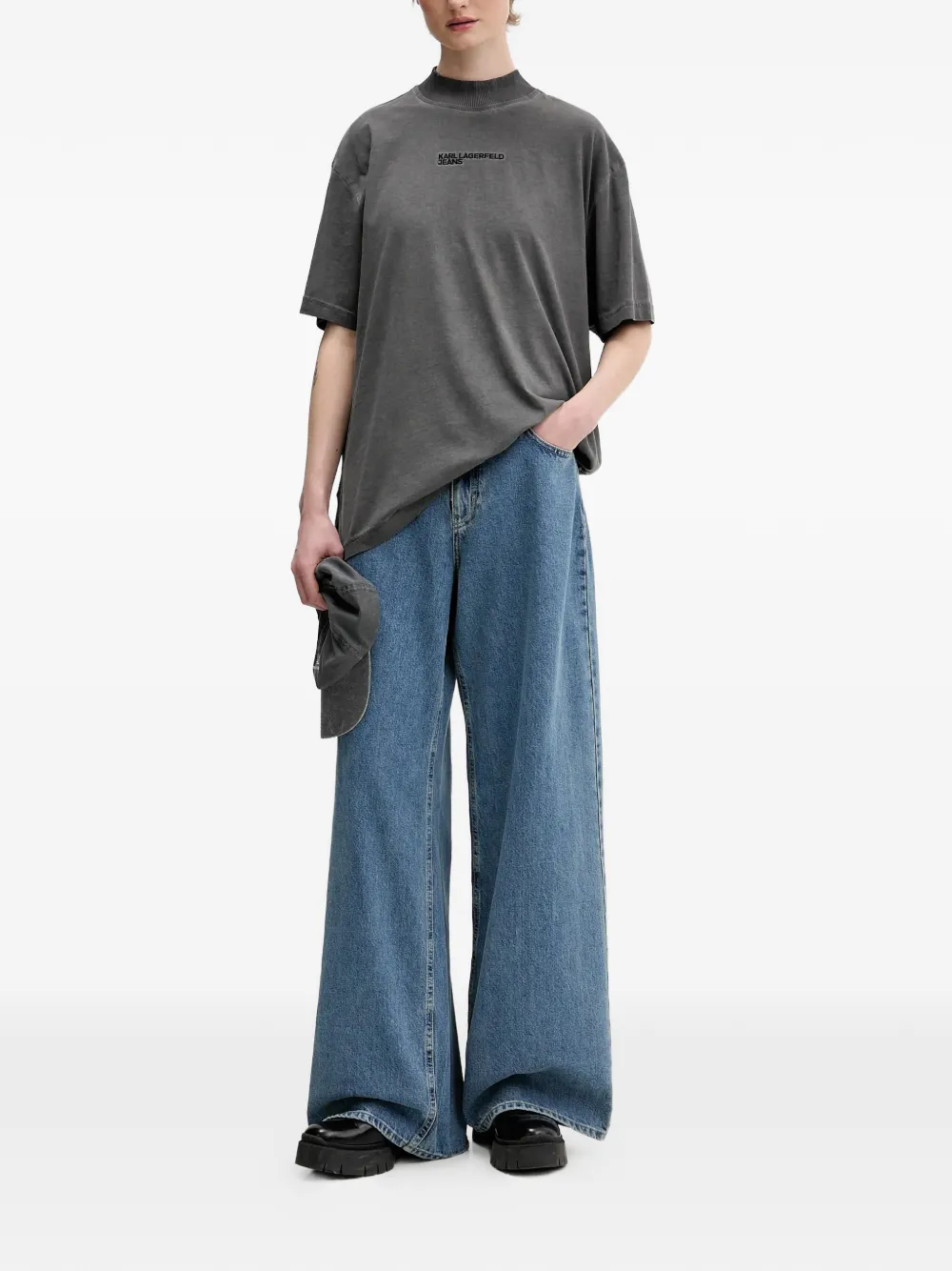  Karl Lagerfeld Jeans Wide-leg Jeans - Blue 