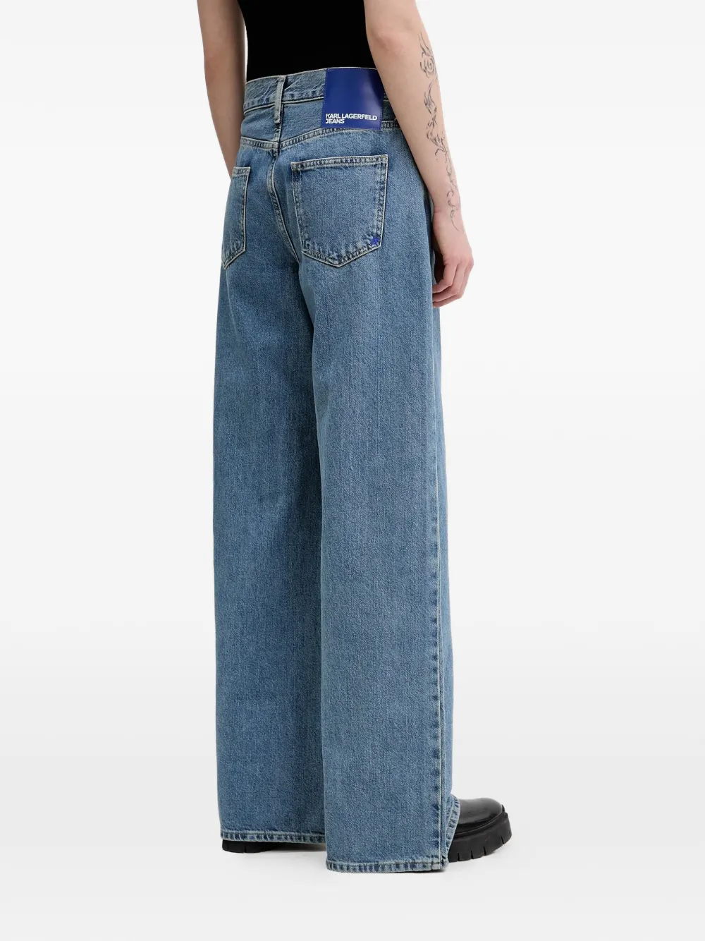 Karl Lagerfeld Jeans Wide-leg Jeans - Blue 