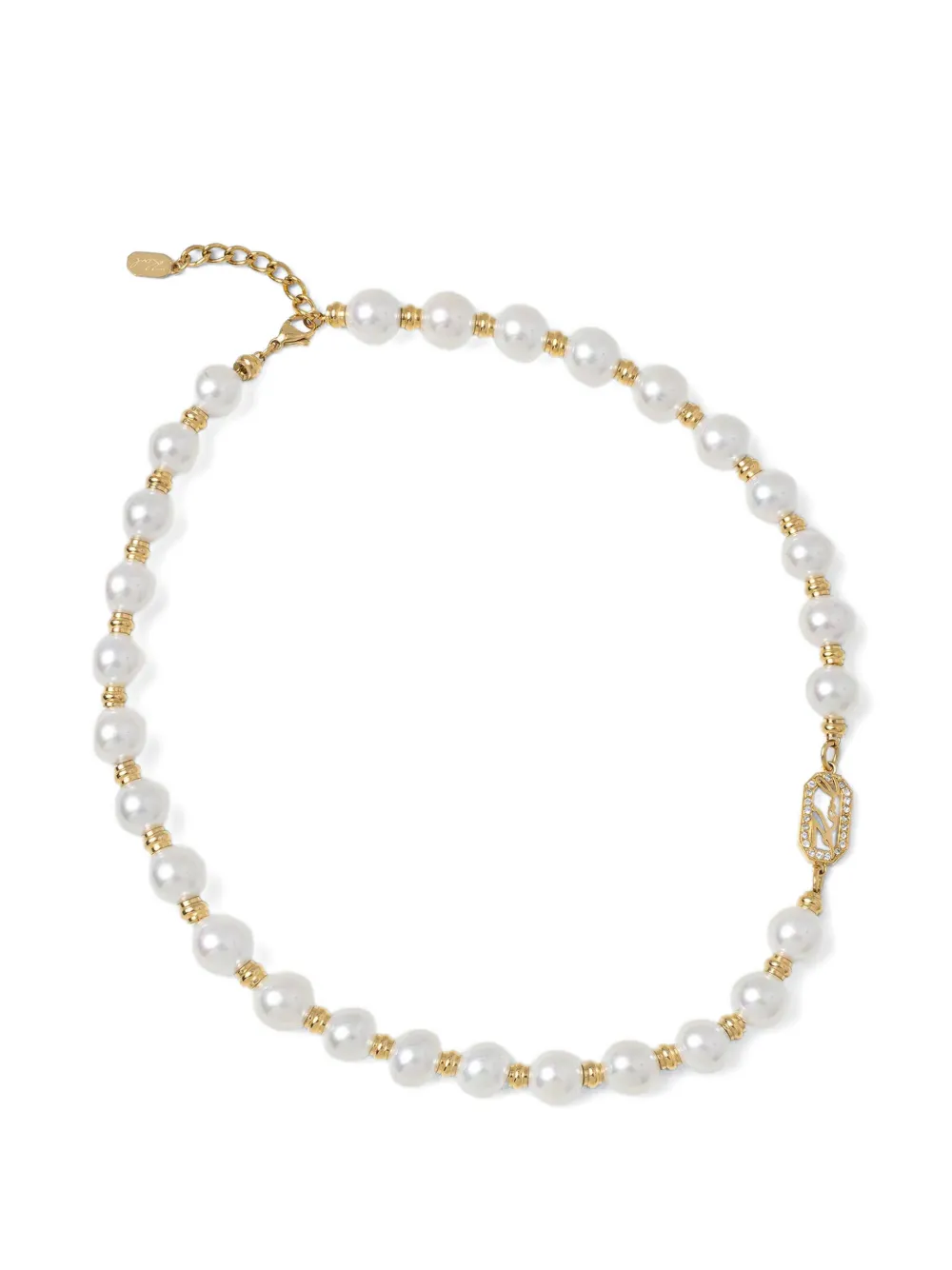 Karl Lagerfeld pearl-embellished necklace - Oro