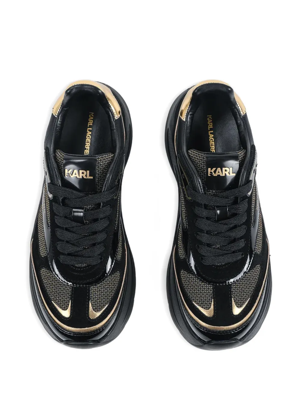 Karl Lagerfeld Sneakers met vlakken Zwart