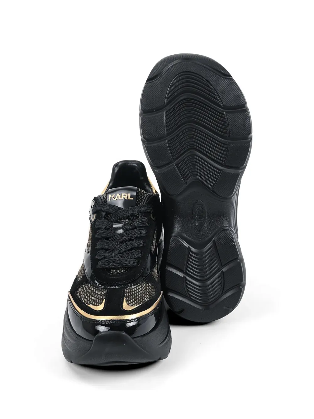 Karl Lagerfeld Sneakers met vlakken Zwart