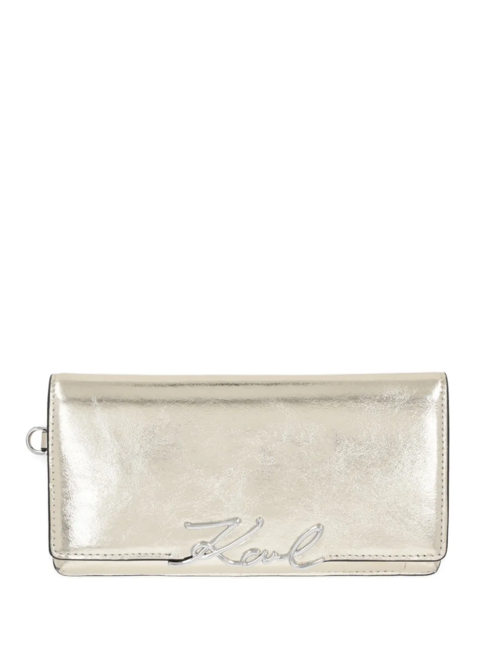Karl Lagerfeld logo-detail wallet - Oro