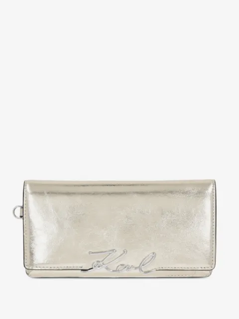 Karl Lagerfeld cartera con detalle del logo