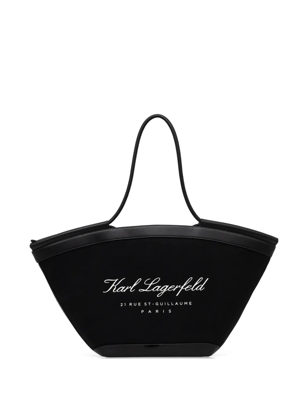 Karl Lagerfeld logo-detail tote bag - Nero