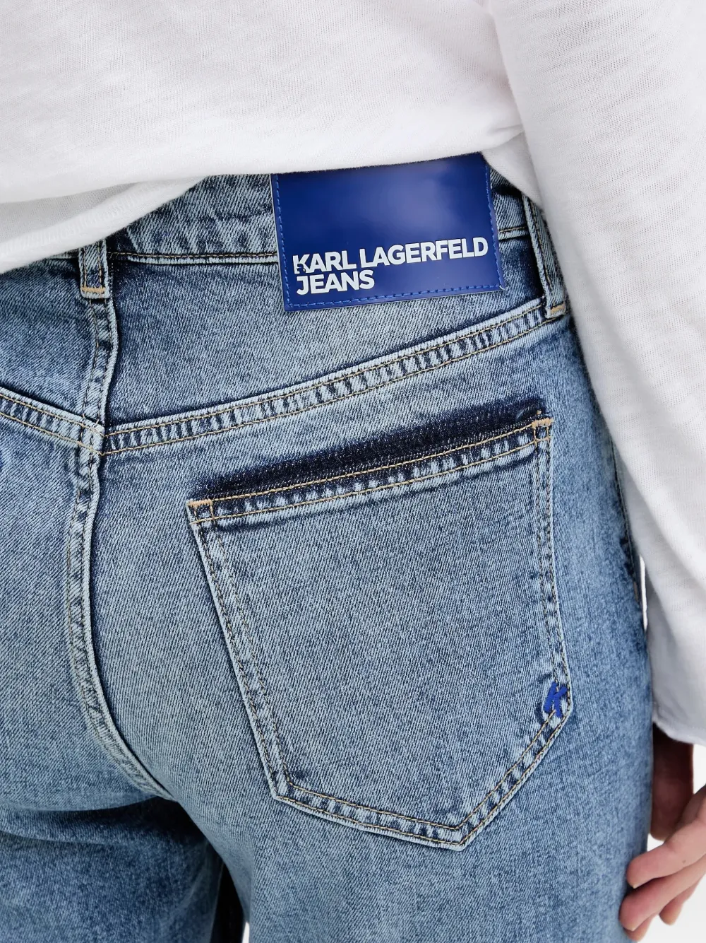 Karl Lagerfeld Jeans Flared jeans Blauw