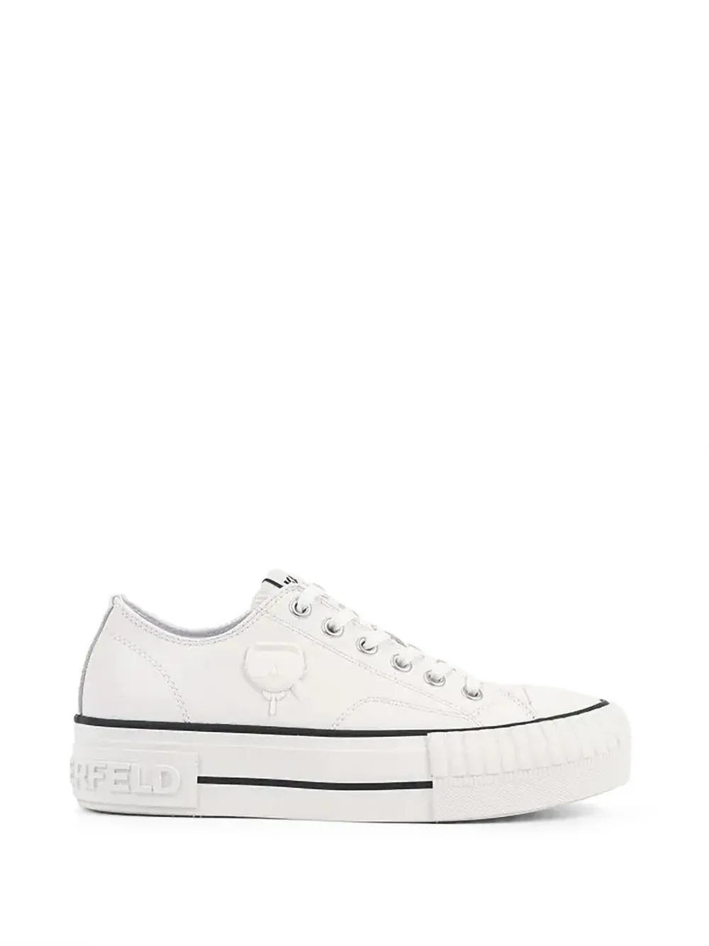 Karl Lagerfeld logo-detail sneakers - Bianco