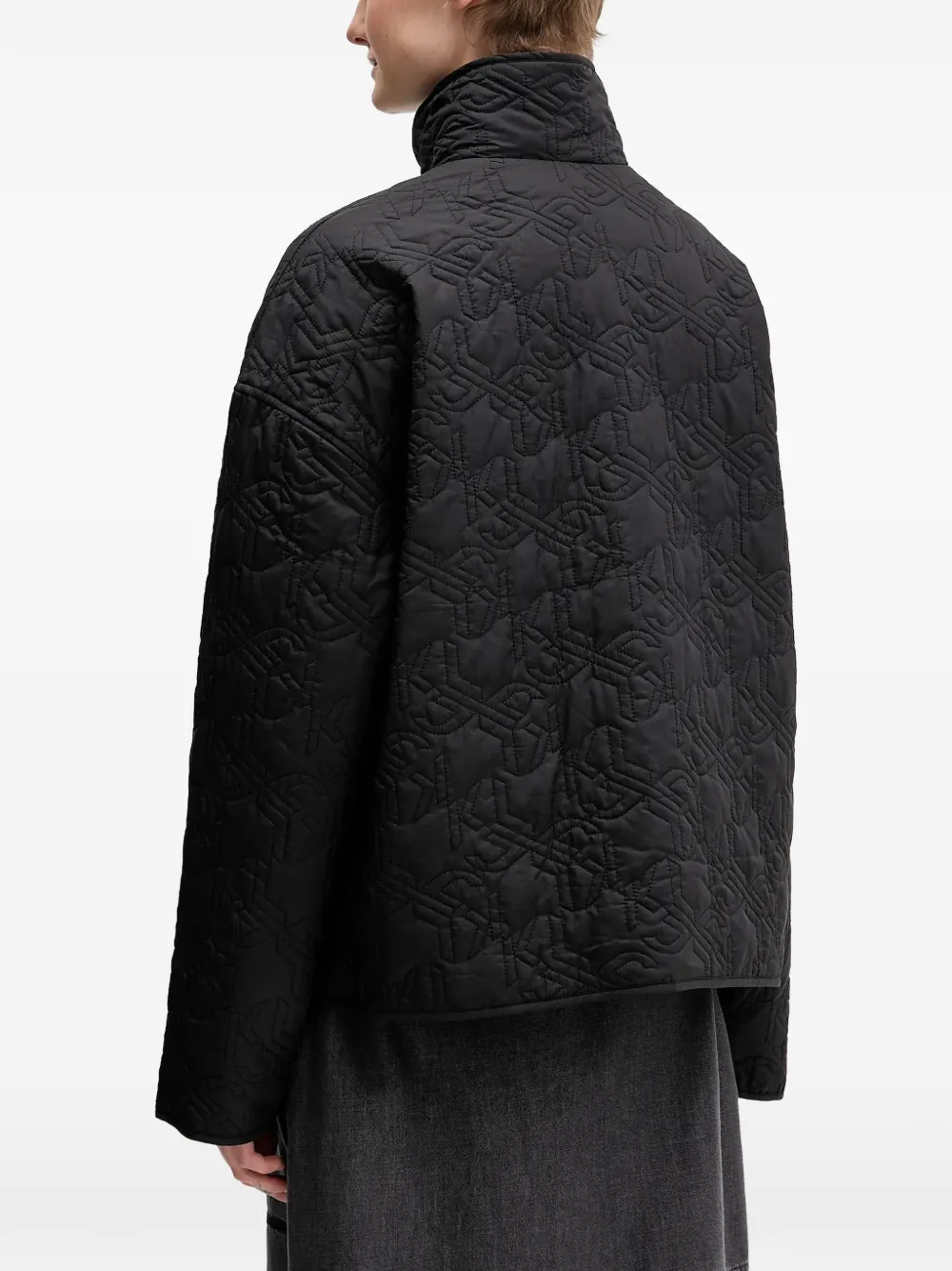  Karl Lagerfeld Jeans Quilted Jacket - Black 