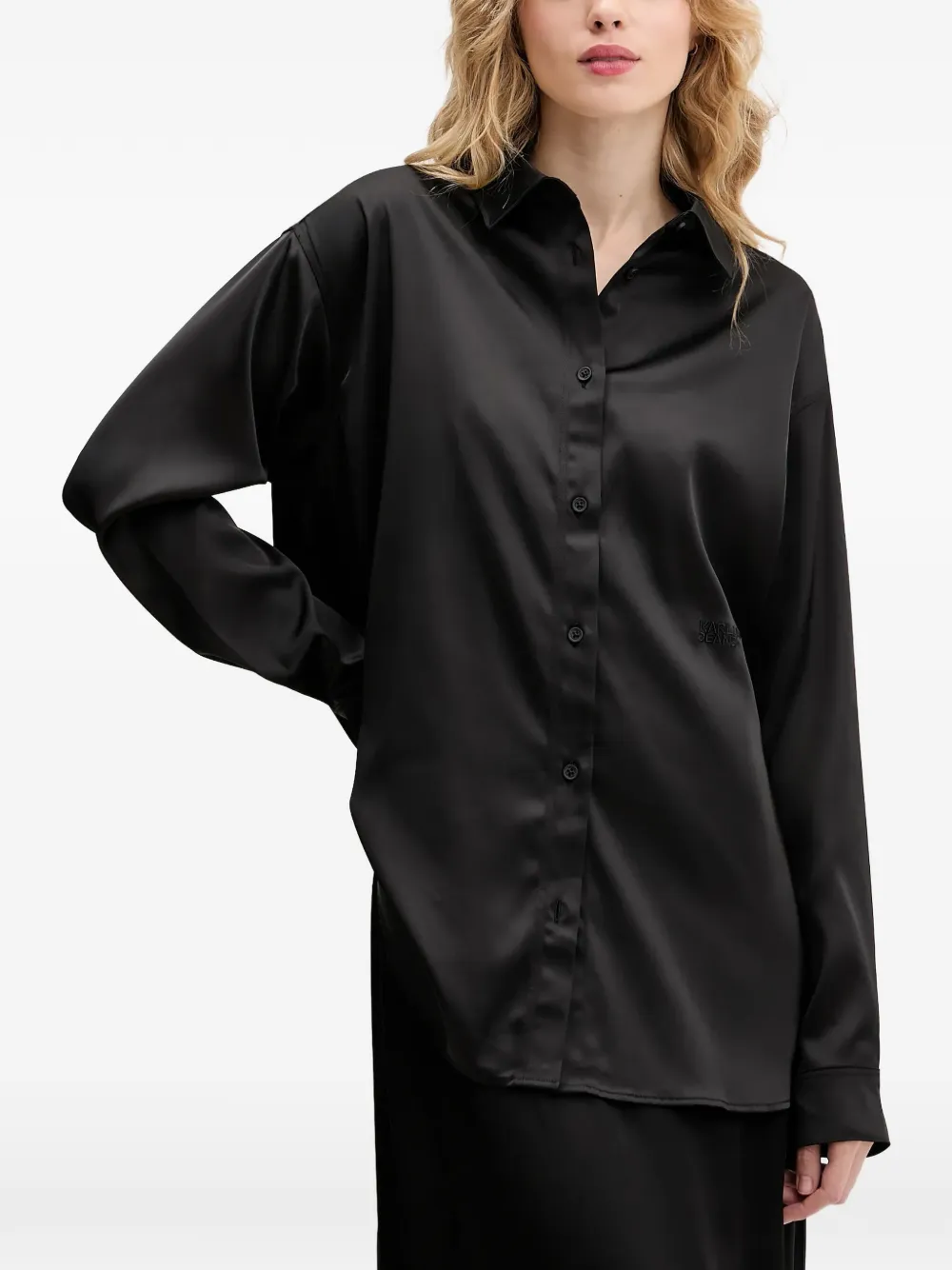 Karl Lagerfeld Jeans buttoned shirt - Nero