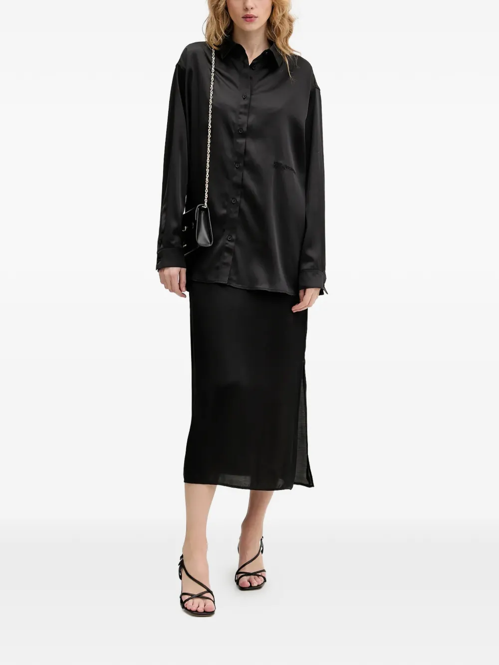  Karl Lagerfeld Jeans Buttoned Shirt - Black 