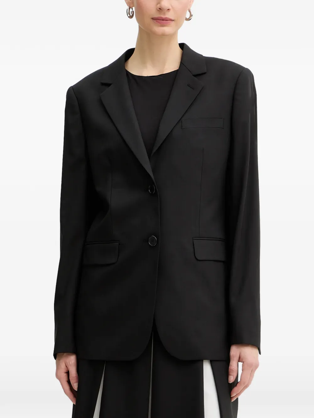Karl Lagerfeld single-breasted blazer - Nero