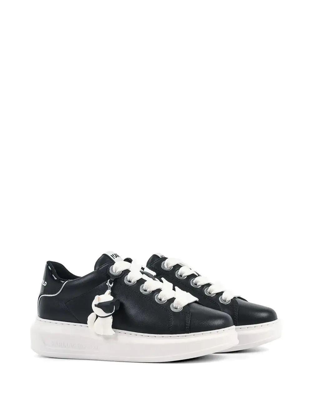 Karl Lagerfeld Sneakers met hondenbedel Zwart