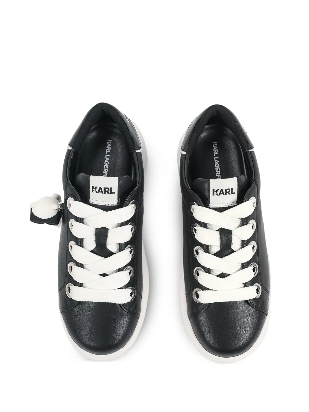 Karl Lagerfeld Sneakers met hondenbedel Zwart