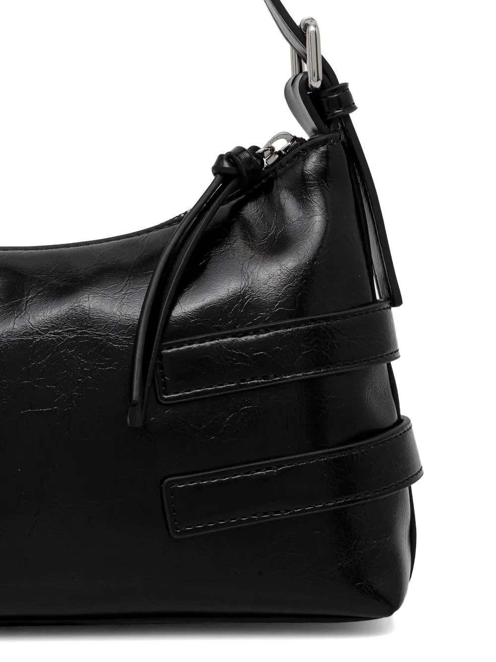 Karl Lagerfeld Jeans Schoudertas met gespdetail Zwart