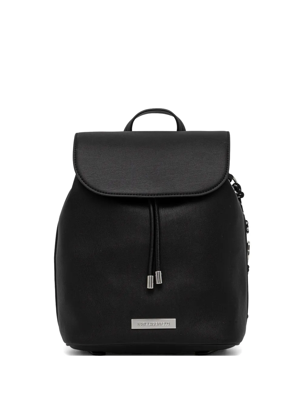 Karl Lagerfeld drawstring embossed-logo backpack - Nero