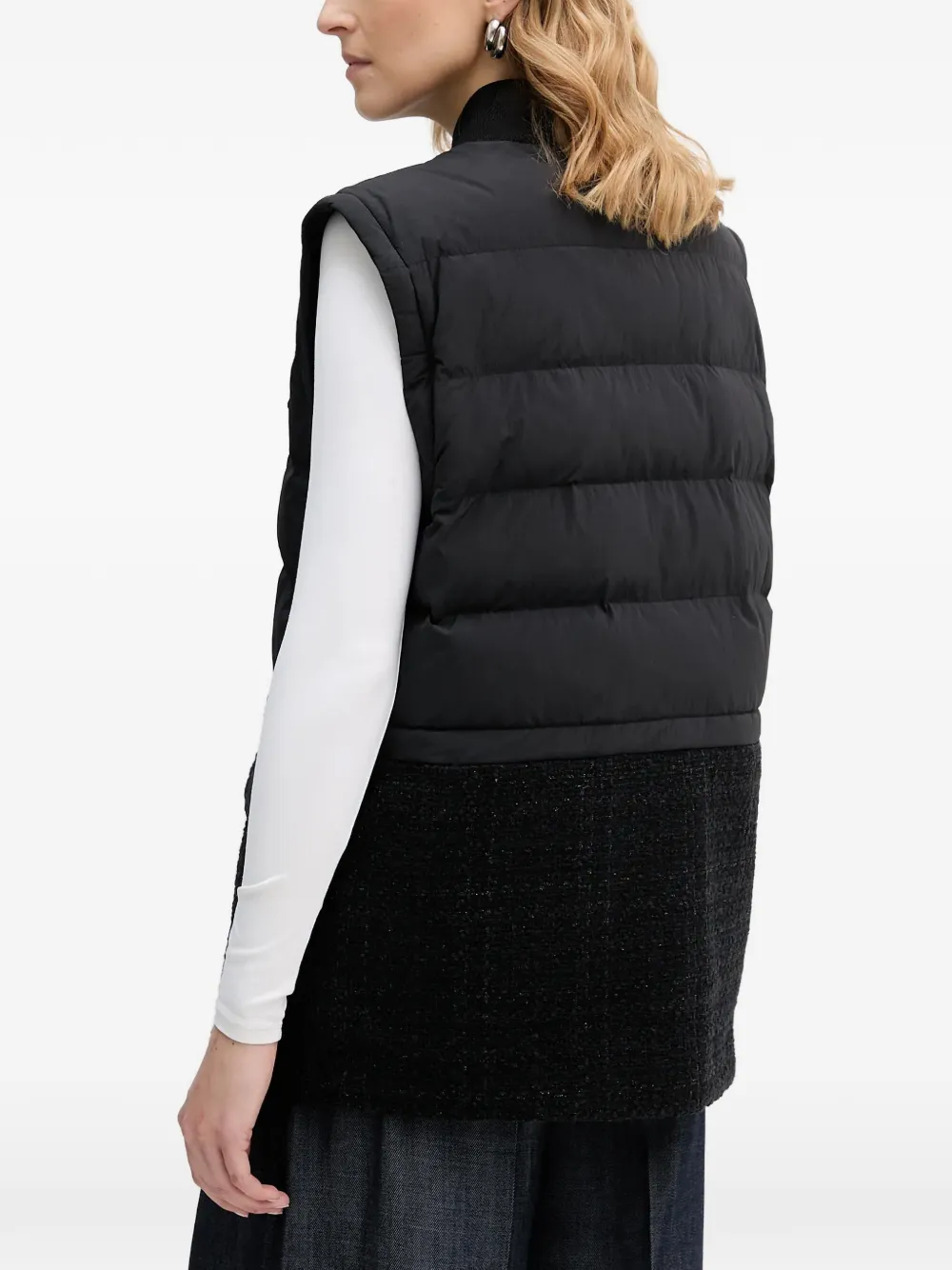Karl Lagerfeld Jack met logodetail en vlakken Zwart