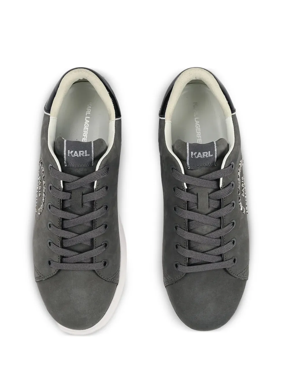 Karl Lagerfeld Sneakers met logo Grijs