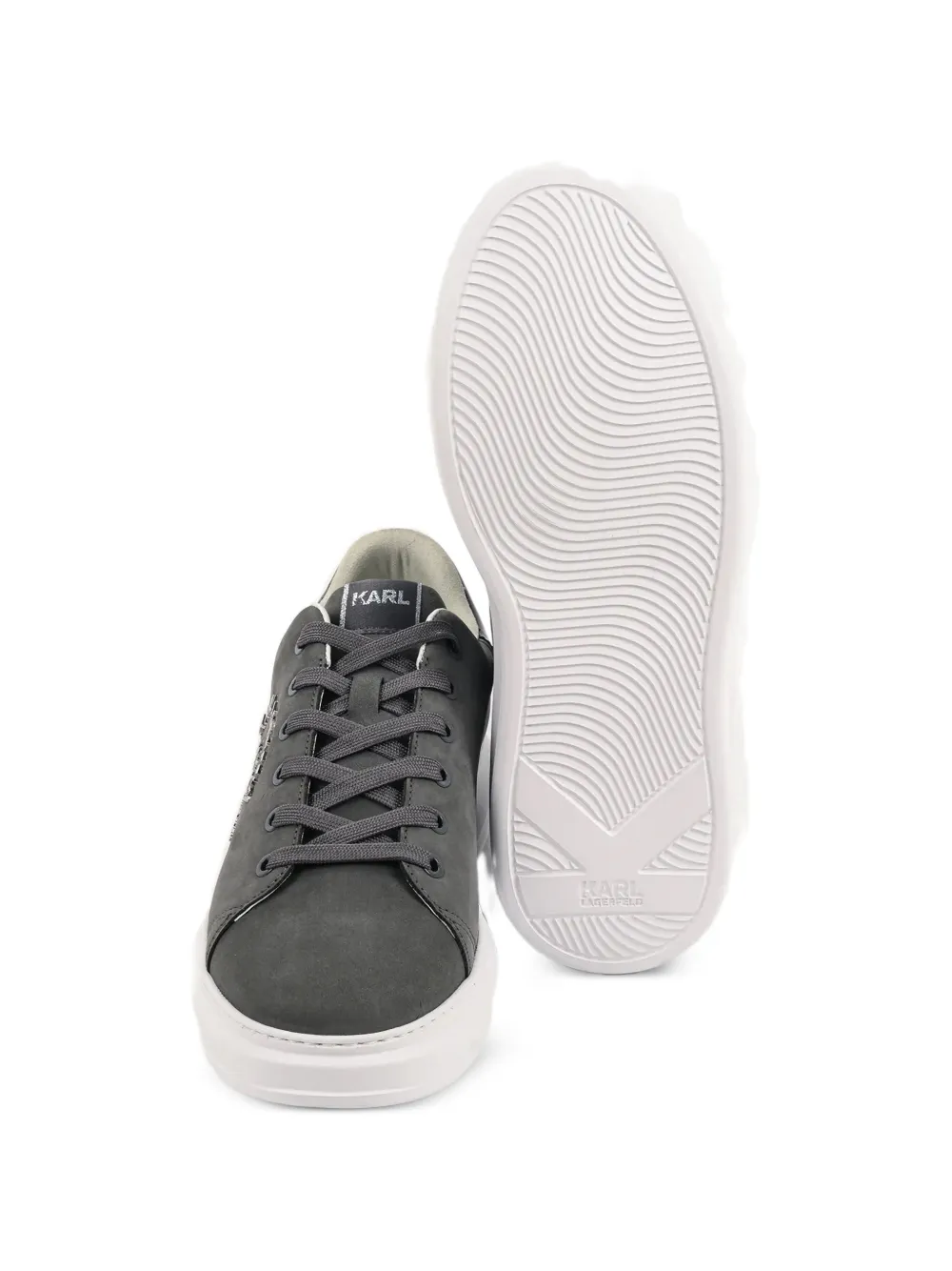 Karl Lagerfeld Sneakers met logo Grijs