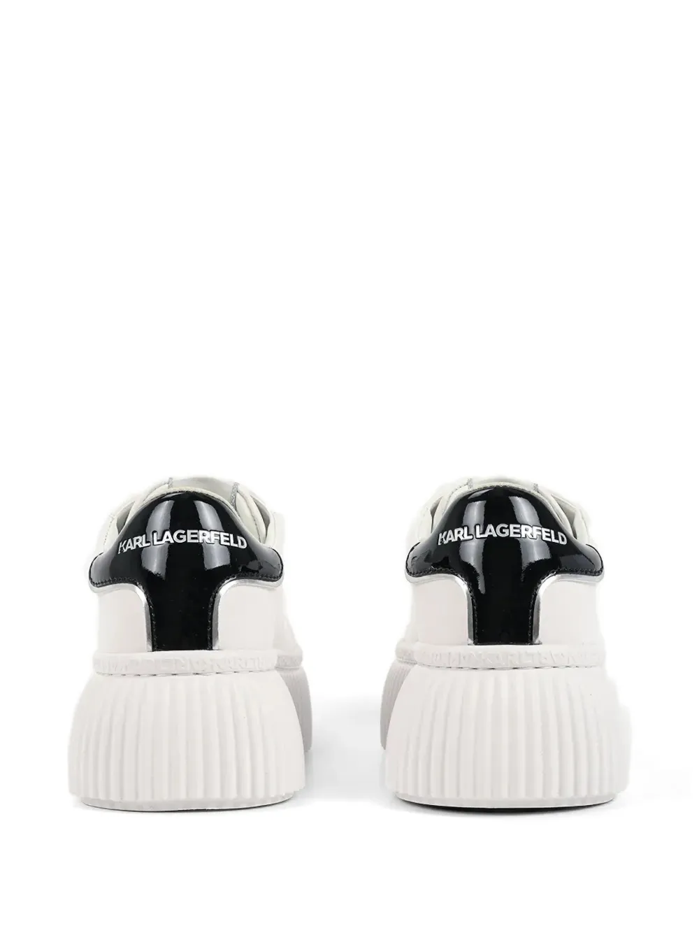 Karl Lagerfeld Sneakers met veterdetail Wit