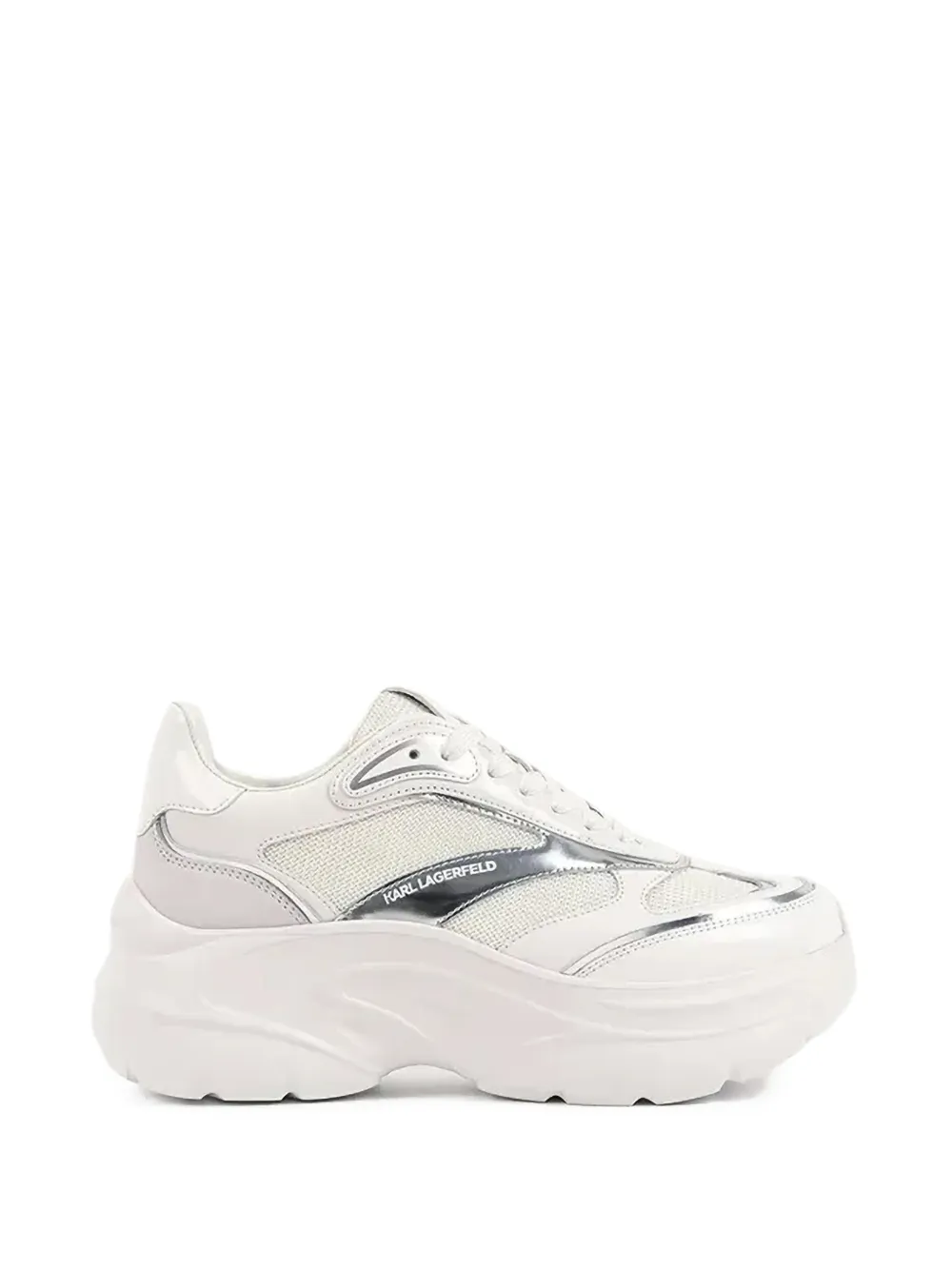 Karl Lagerfeld panelled sneakers - Bianco
