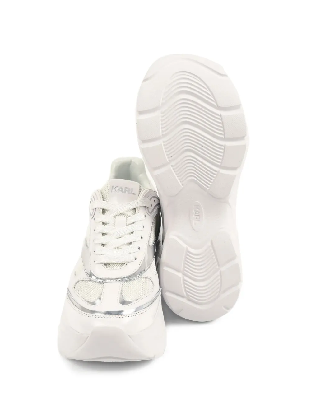 Karl Lagerfeld Sneakers met vlakken Wit
