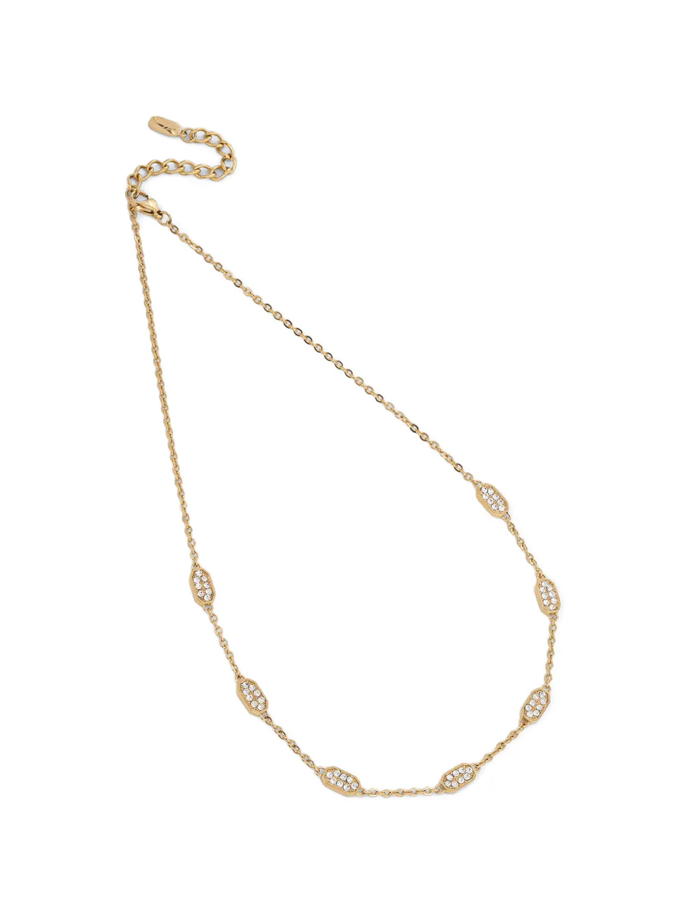 Karl Lagerfeld polish-finish necklace - Oro