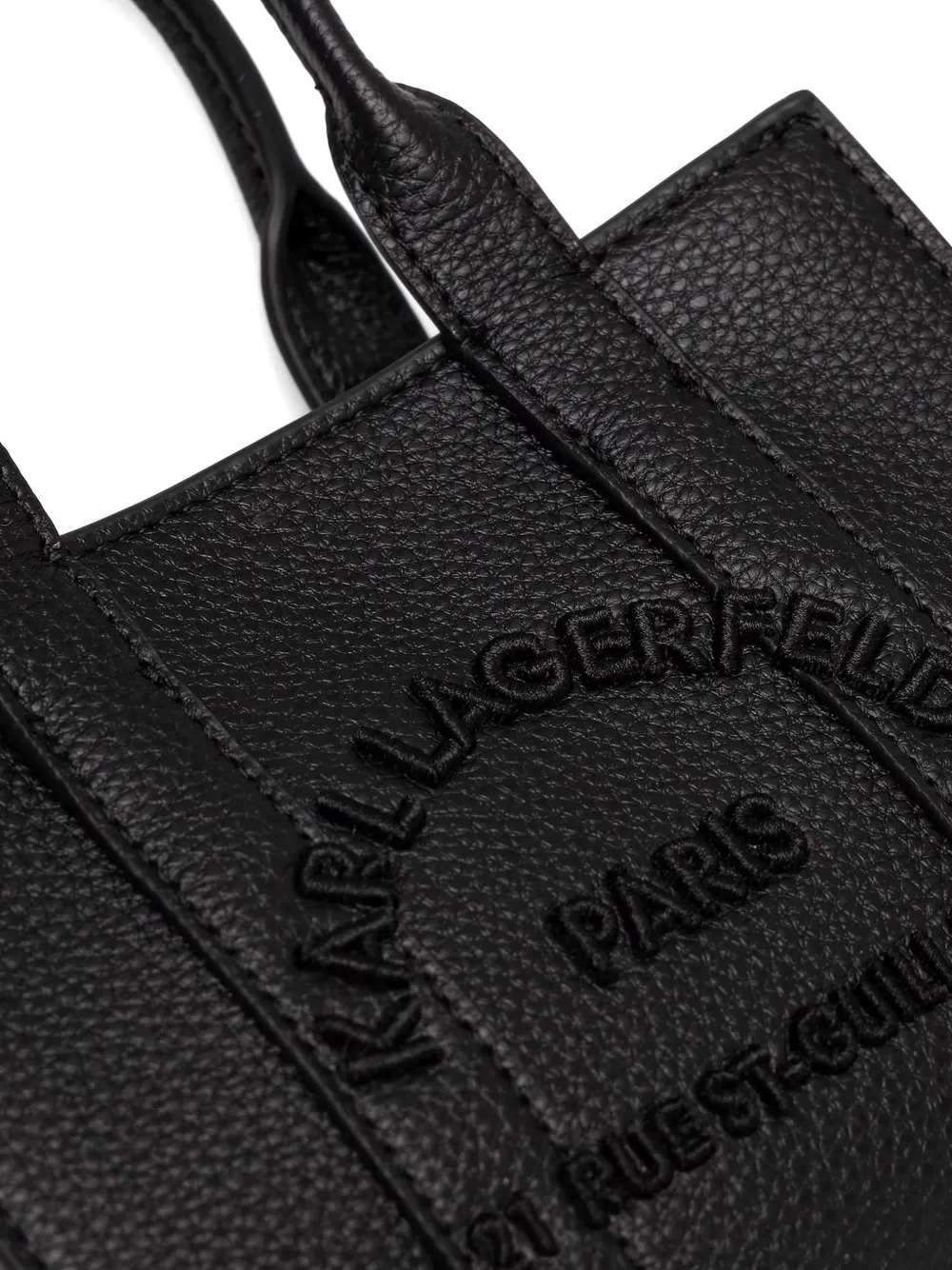 Karl Lagerfeld Rue St-Guillaume mini-shopper Zwart