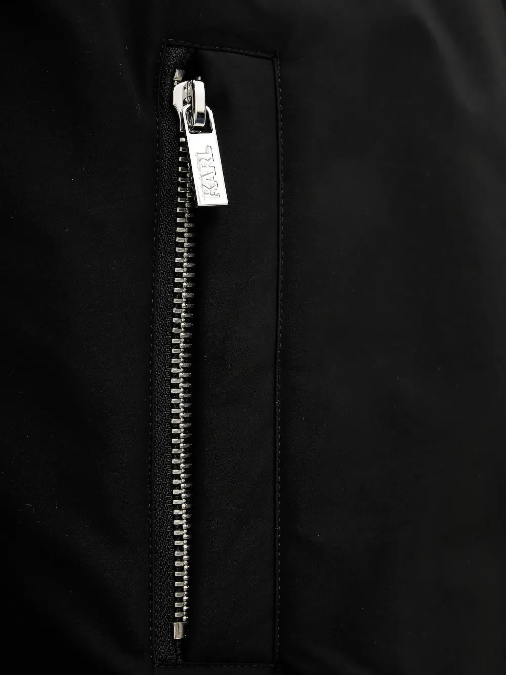 Karl Lagerfeld Bomberjack met rits Zwart