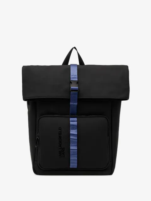 Karl Lagerfeld Jeans logo-detail buckle backpack