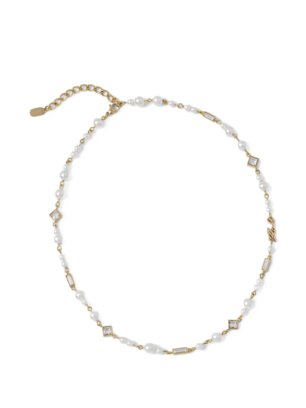 Karl Lagerfeld pearl-embellished necklace - Oro