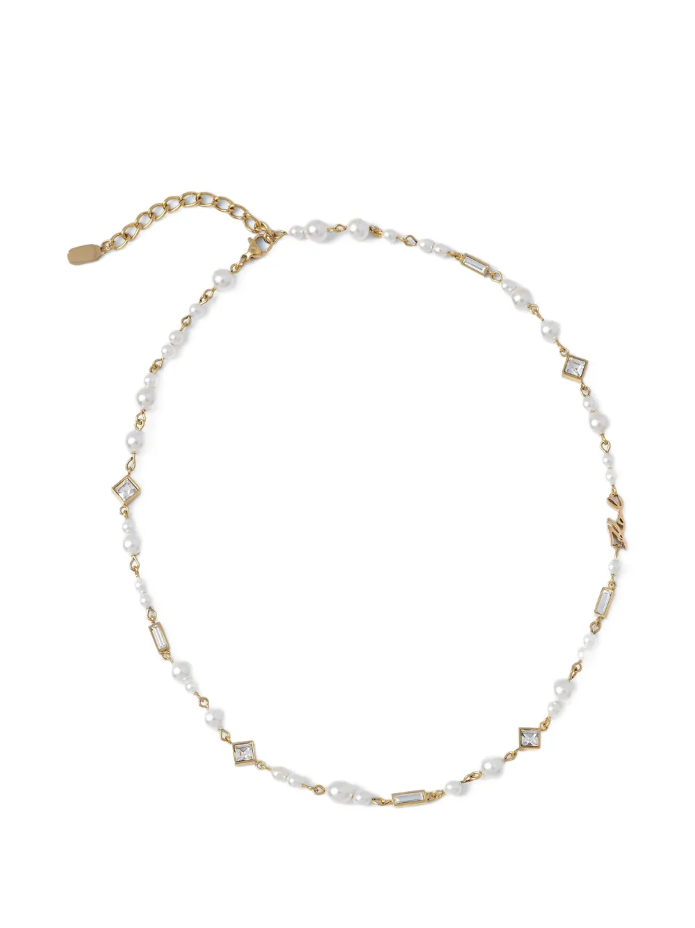 Karl Lagerfeld pearl-embellished necklace - Oro