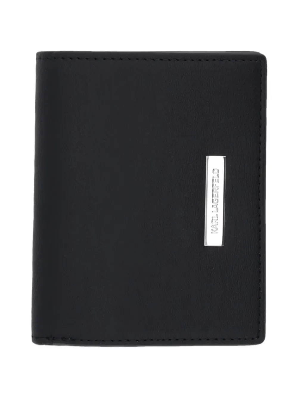 Karl Lagerfeld logo-print wallet - Nero