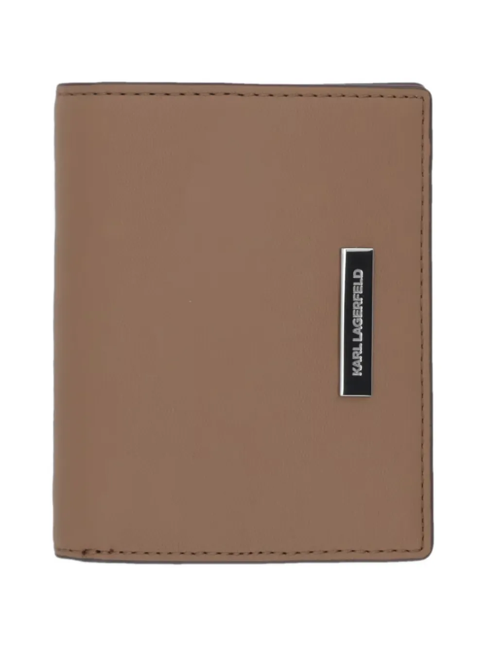 Karl Lagerfeld appliqué wallet - Toni neutri