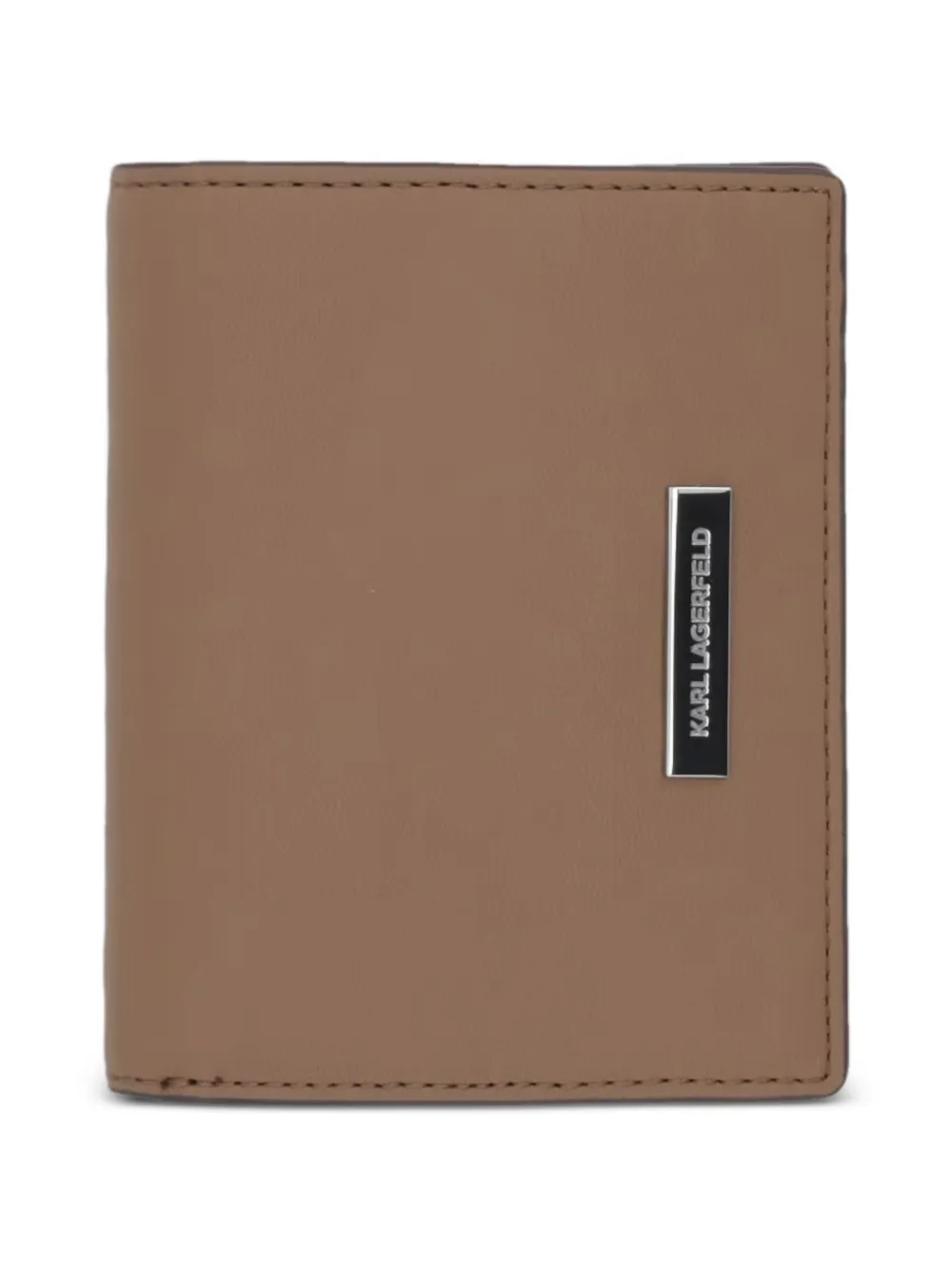 Karl Lagerfeld appliqué wallet - Toni neutri