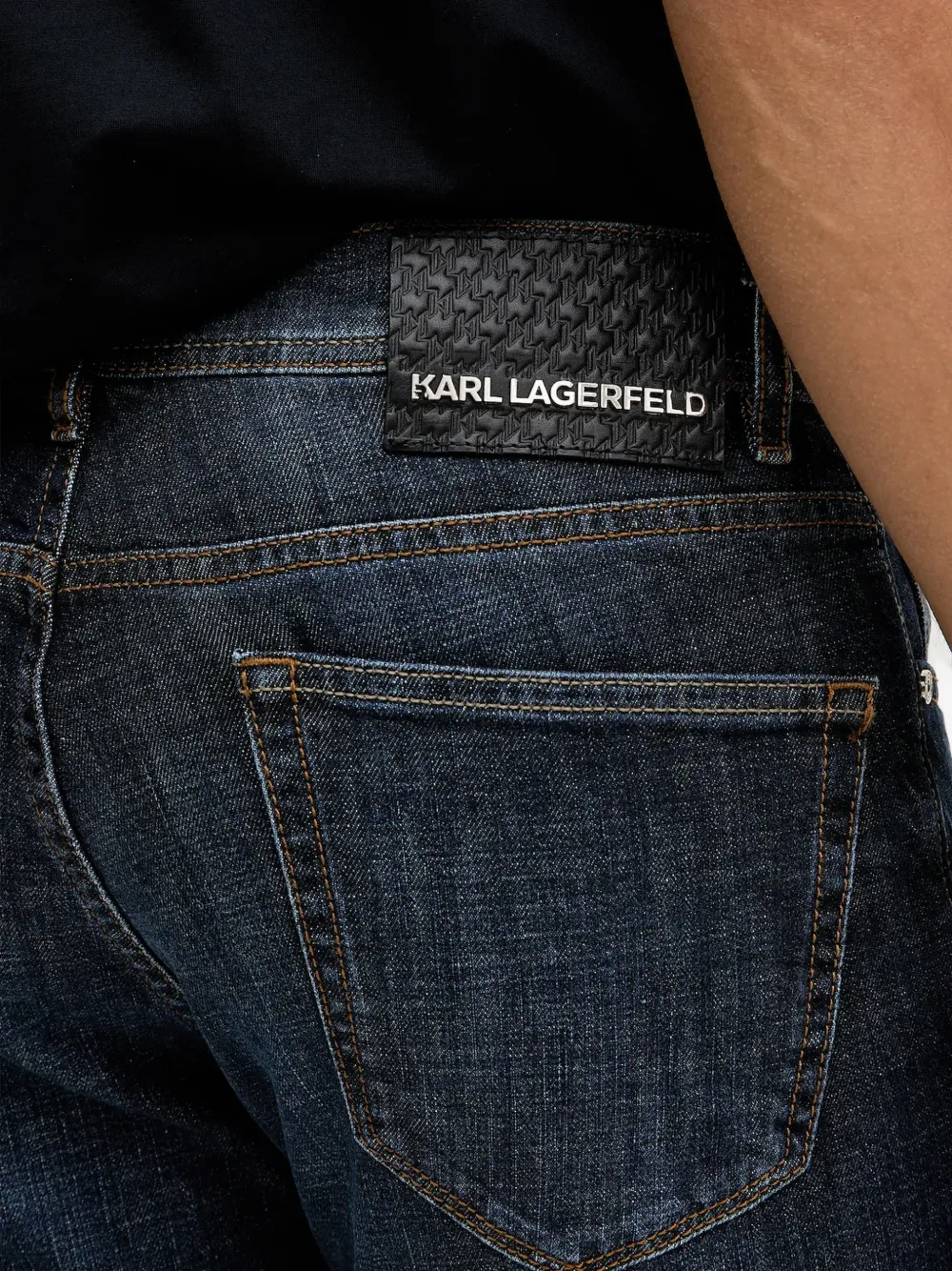 Karl Lagerfeld Stitched Jeans - Blue 